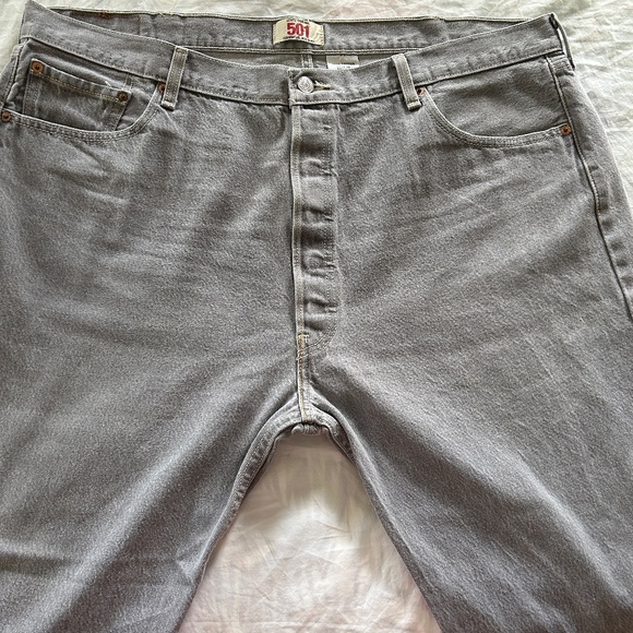 Levi 501's Button fly Gray W44 x L32 - Picture 1 of 13